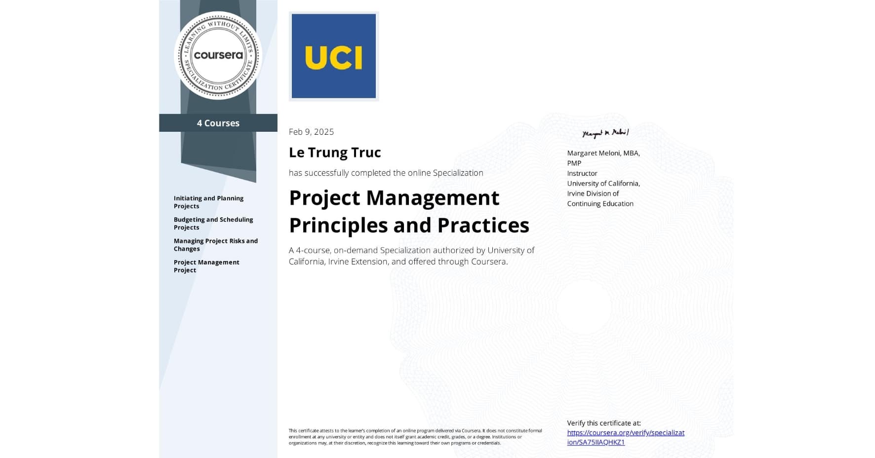 Project Management Principles and Practices
